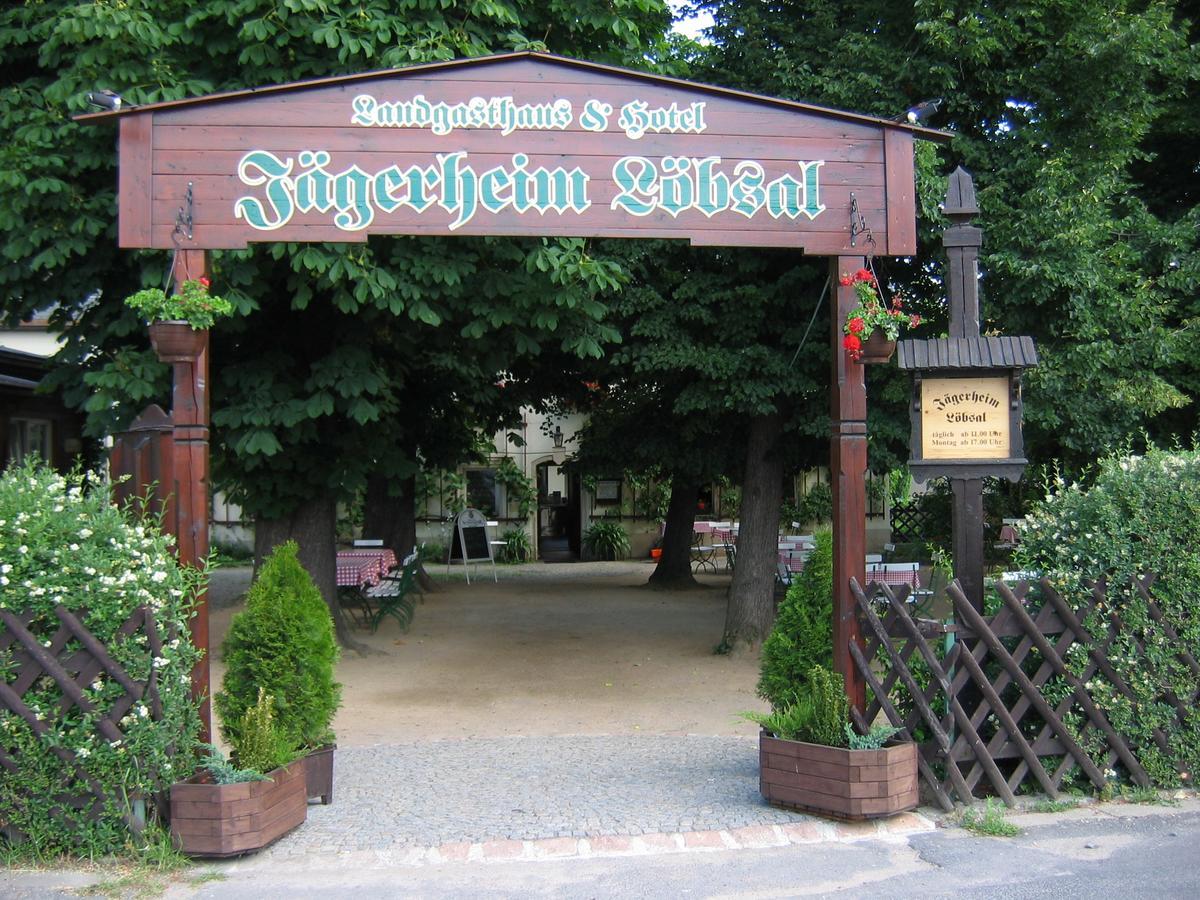 Hotel Jaegerheim Loebsal Lobsal Exterior foto